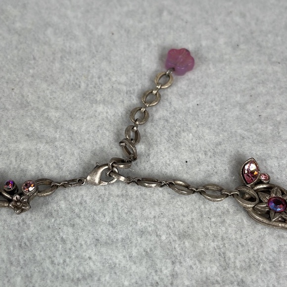 Victorian Style Necklace Austrian Crystals - Picture 6 of 7